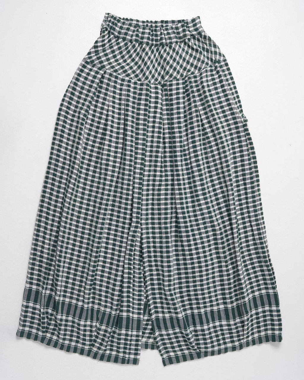 The Wanderer Skirt - Checkered Green