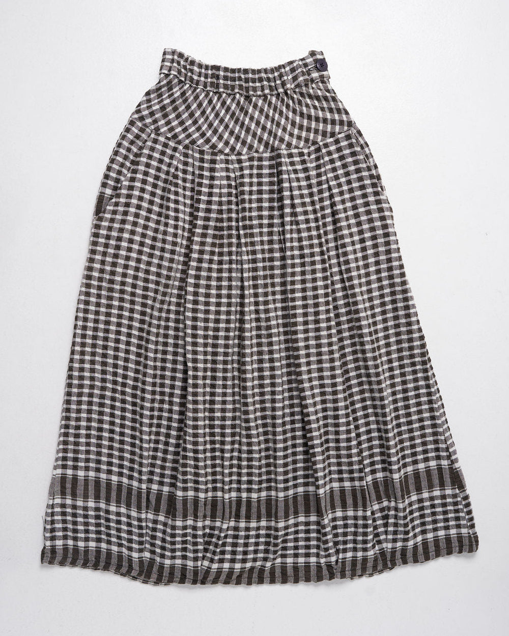 The Wanderer Skirt - Checkered Black