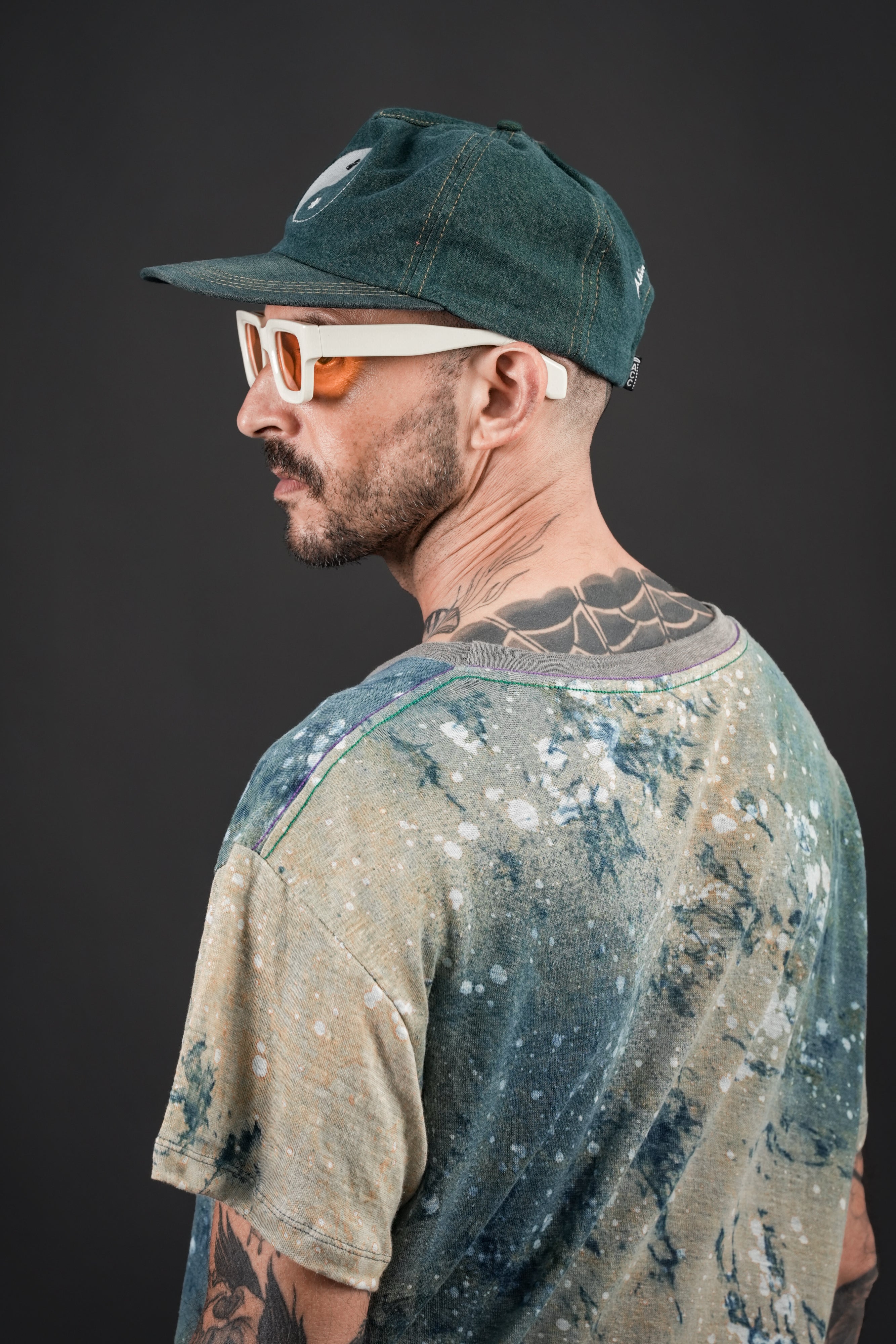 Hemp Galaxy Splatter Tee - Men