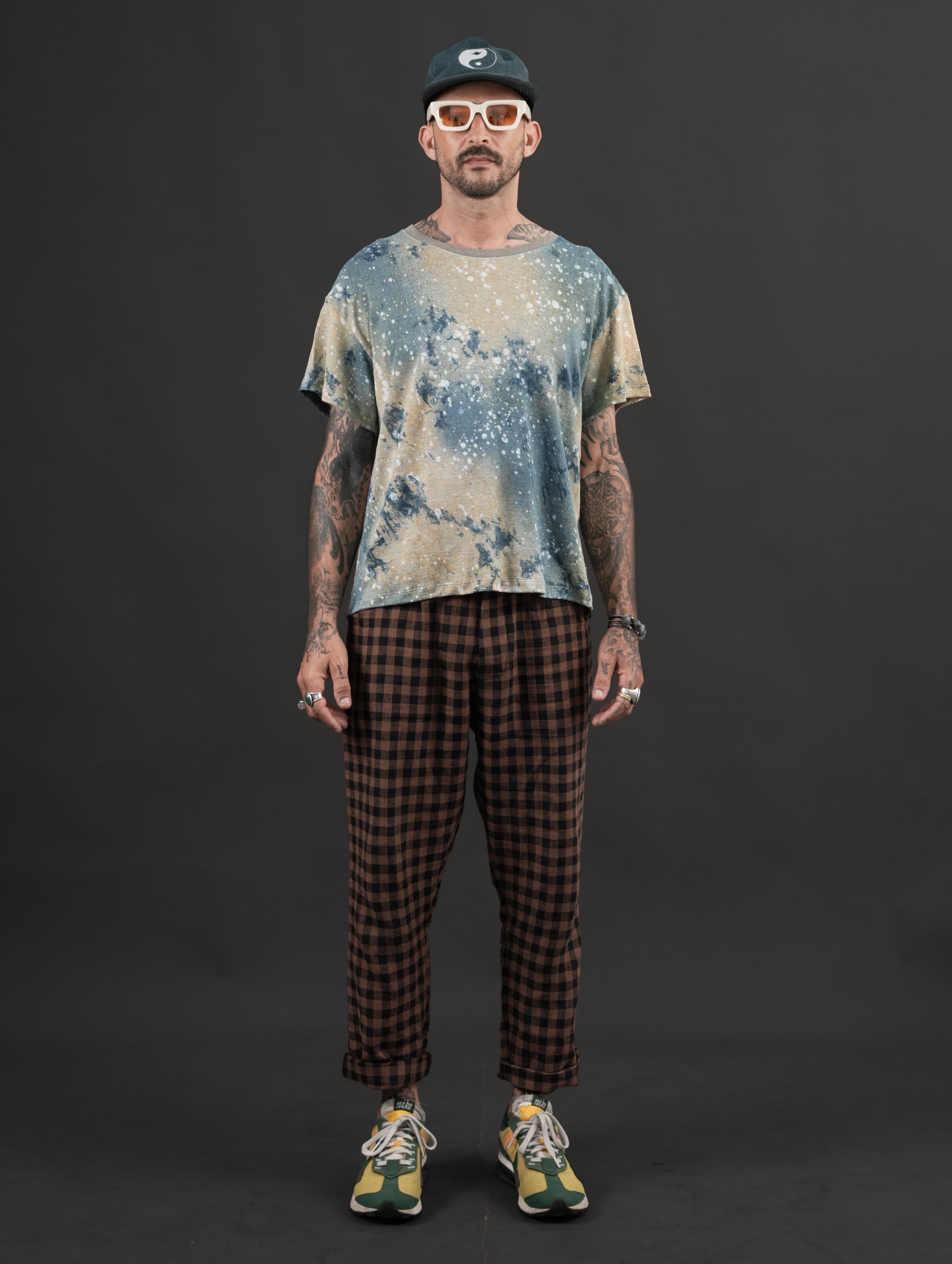 Hemp Galaxy Splatter Tee - Men
