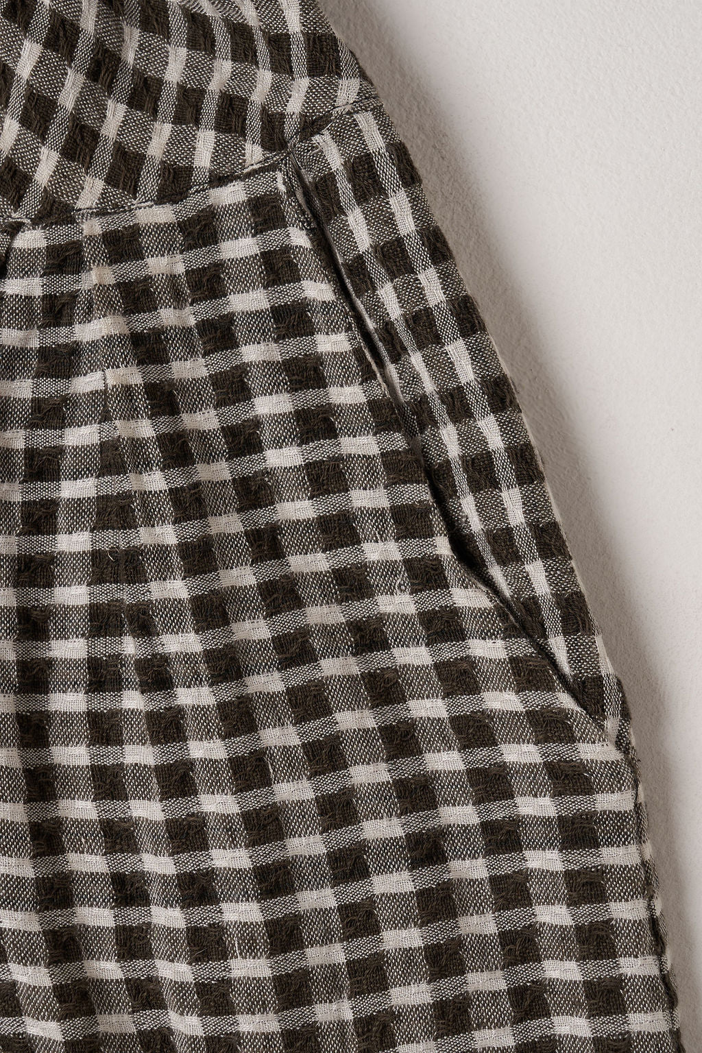 The Wanderer Skirt - Checkered Black