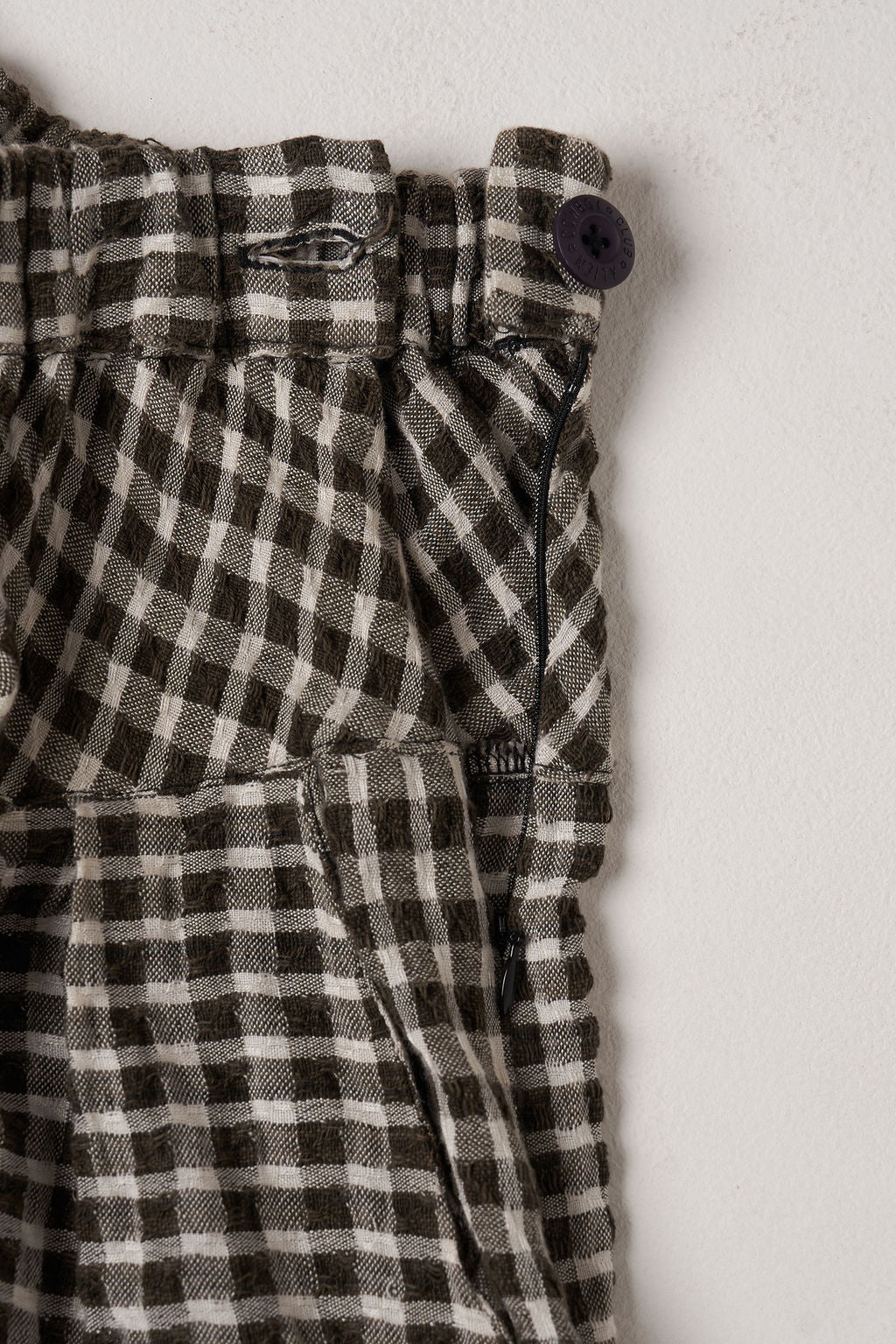 The Wanderer Skirt - Checkered Black