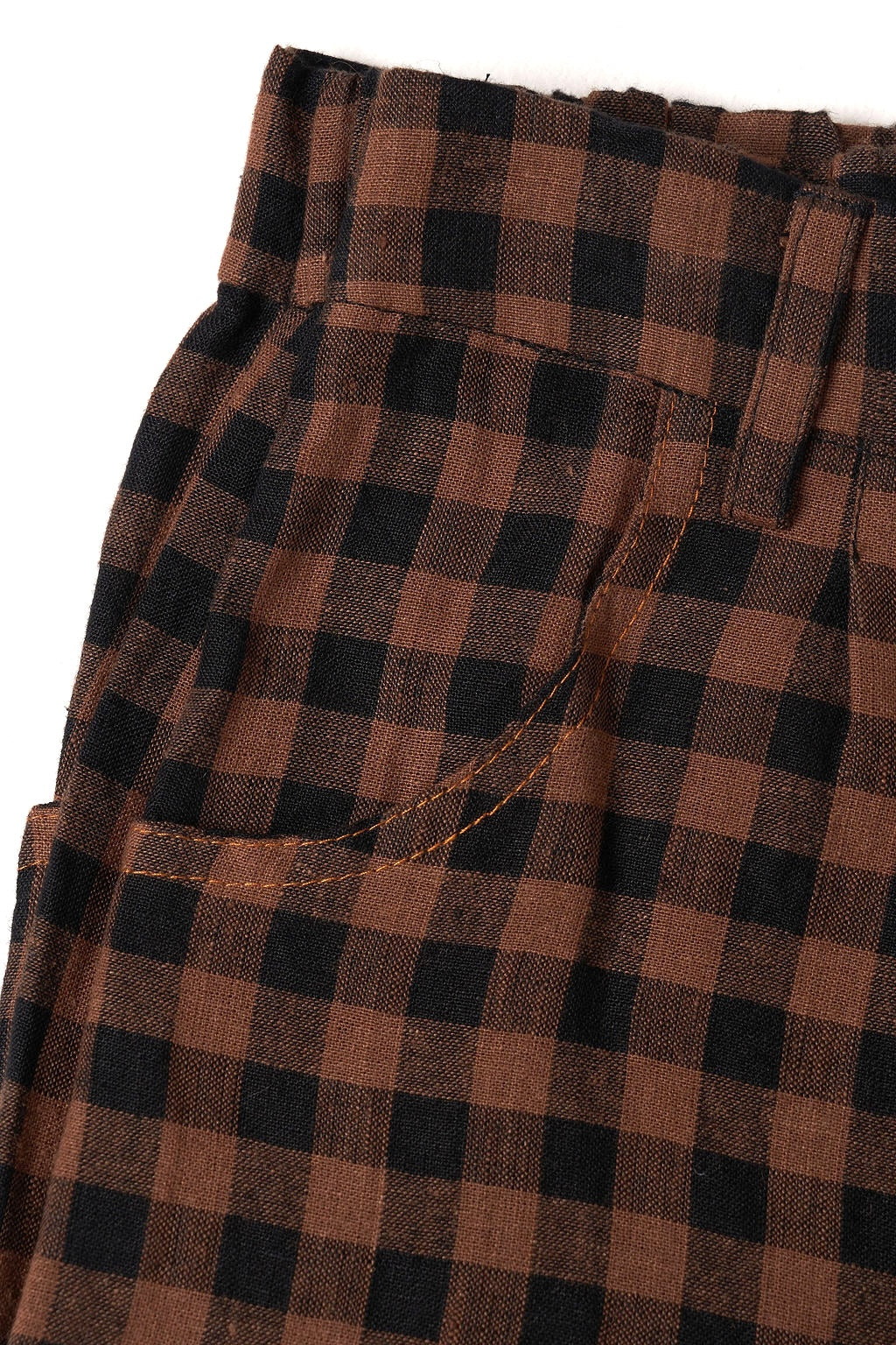 Snakebite Pants - Checkered Linen