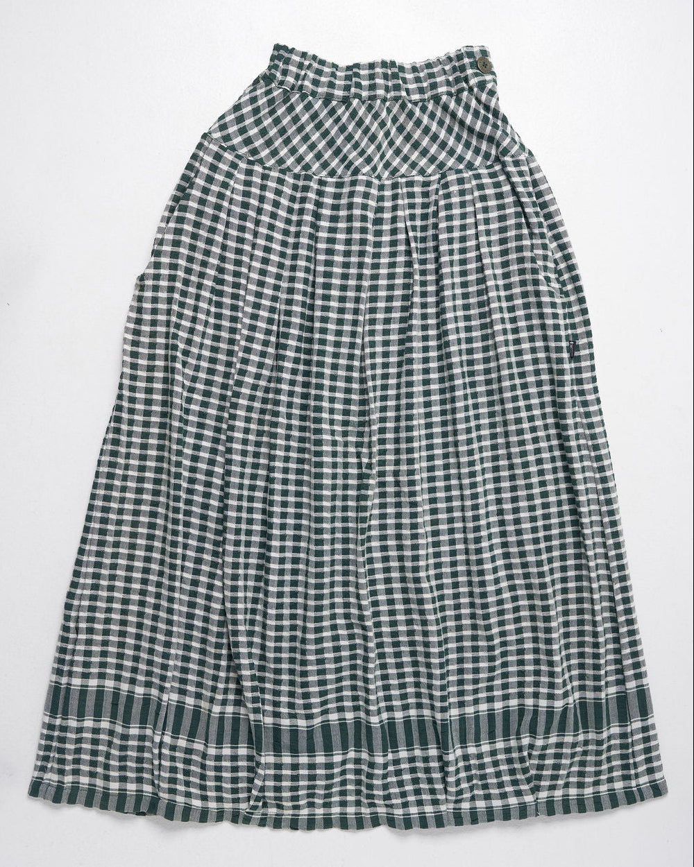 The Wanderer Skirt - Checkered Green