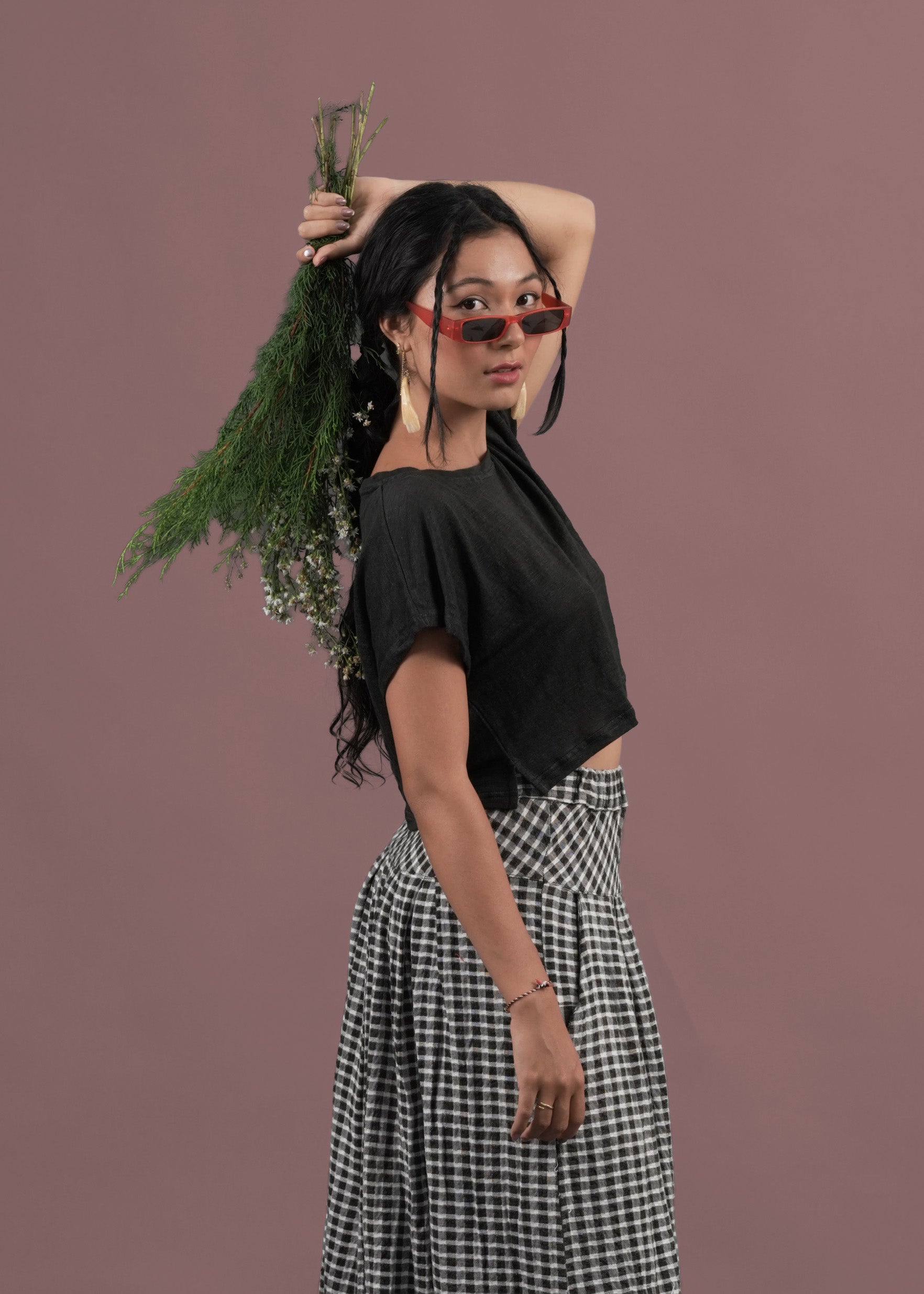 The Everyday Hemp Solid Crop Tee